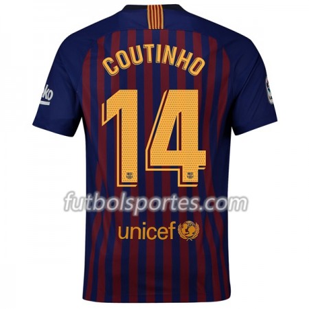Camisetas FC Barcelona Coutinho 14 Primera Equipacion 2018/2019